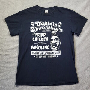 Captain Spauldings Unisex Shirt Fried Chicken Gasoline Grunge Halloween Goth